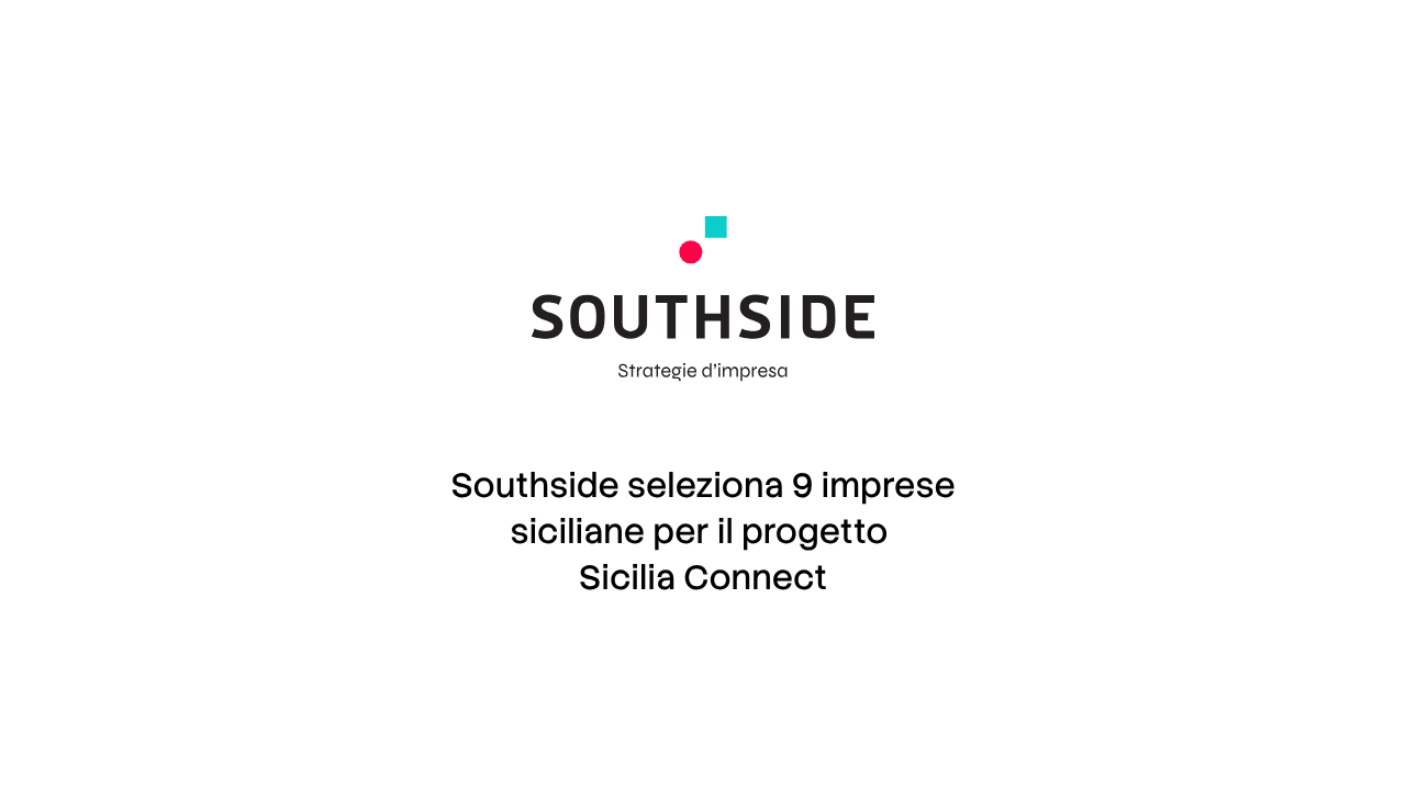 Sicilia Connect - Avviso pubblico Southside